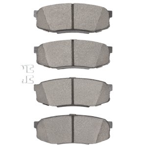 Toyota Tundra Brake Pads - Rear - R1 Concepts - Semi Met - `07-`22 Toyota Tundra Brake Pads - Rear - R1 Concepts - Semi Met - `07-`22